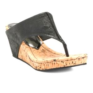 Donald Pliner Leather Comfort Wedge SandalsMatthew's! NWT in Box!